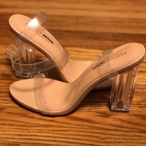 Fashion nova maria2 clear “glass slipper”